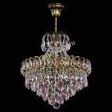 Люстра Грация с подвесом под бронзу Розовая в Симферополе