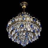 Люстра Грация с подвесом под бронзу Синяя в Симферополе