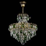 Люстра Грация с подвесом под бронзу Зеленая в Симферополе