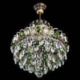 Люстра Грация с подвесом под бронзу Зеленая в Симферополе