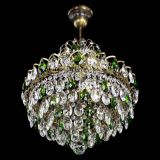 Люстра Грация с подвесом под бронзу Зеленая в Симферополе