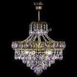 Люстра Грация №5 с подвесом под бронзу Фиолетовая в Симферополе