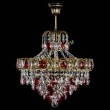 Люстра Грация №5 с подвесом под бронзу Красная в Симферополе