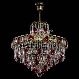 Люстра Грация №5 с подвесом под бронзу Красная в Симферополе