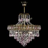 Люстра Грация №5 с подвесом под бронзу Розовая в Симферополе