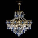 Люстра Грация №5 с подвесом под бронзу Синяя в Симферополе