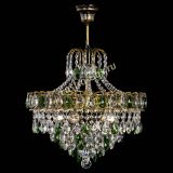 Люстра Грация №5 с подвесом под бронзу Зеленая в Симферополе