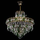 Люстра Грация №5 с подвесом под бронзу Зеленая в Симферополе