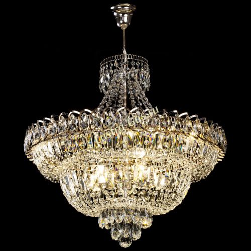 Люстра Хрустальный Каскад №1 с подвесом в Симферополе Гусь Хрустальный