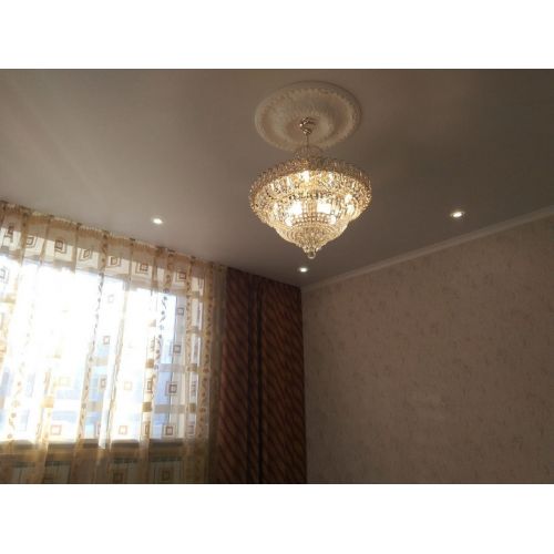 Люстра Хрустальный Каскад №1 с подвесом в Симферополе Гусь Хрустальный