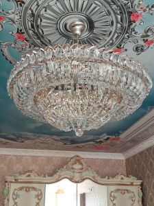 Люстра Хрустальный Каскад №1 с подвесом в Симферополе отзыв и фото покупателя