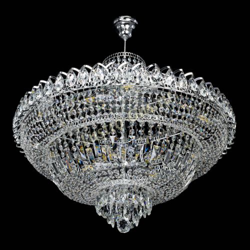 Люстра Хрустальный Каскад №11 с подвесом в Симферополе Гусь Хрустальный