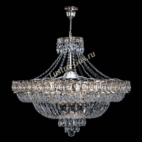 Люстра Хрустальный Каскад №11 с подвесом в Симферополе Гусь Хрустальный