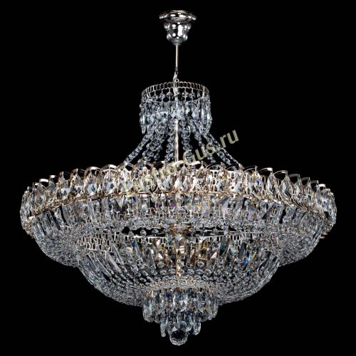 Люстра Хрустальный Каскад №11 с подвесом в Симферополе Гусь Хрустальный