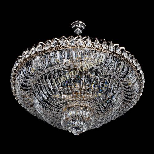 Люстра Хрустальный Каскад №11 с подвесом в Симферополе Гусь Хрустальный