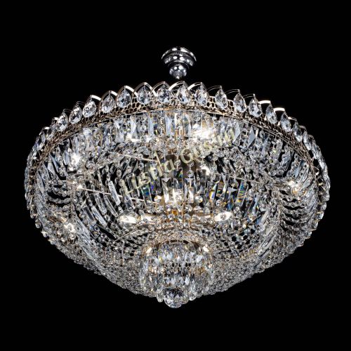 Люстра Хрустальный Каскад №11 с подвесом в Симферополе Гусь Хрустальный