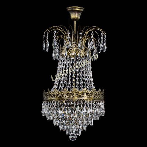 Люстра Империя под бронзу в Симферополе Гусь Хрустальный