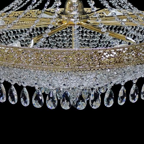 Люстра Италия Конус Журавлик с подвесом в Симферополе Гусь Хрустальный