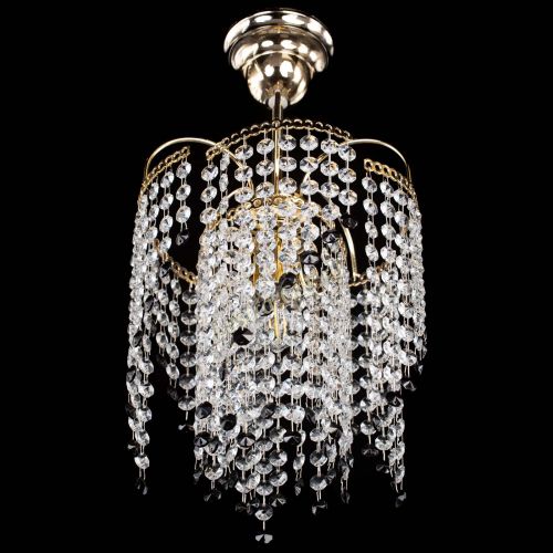 Люстра Иволга №1 Оптикон черная в Симферополе Гусь Хрустальный