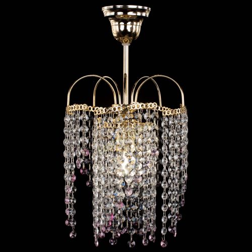 Люстра Иволга №1 Оптикон розовая в Симферополе Гусь Хрустальный