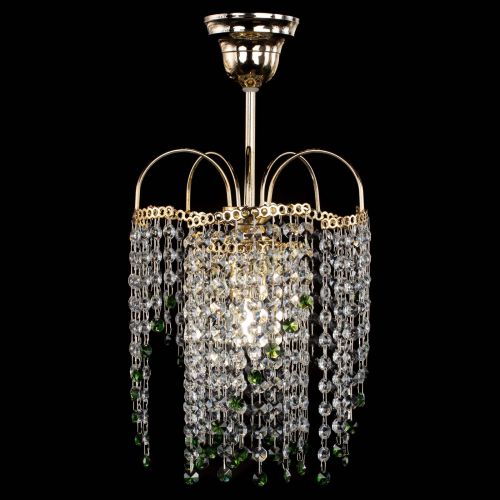 Люстра Иволга №1 Оптикон зеленая в Симферополе Гусь Хрустальный