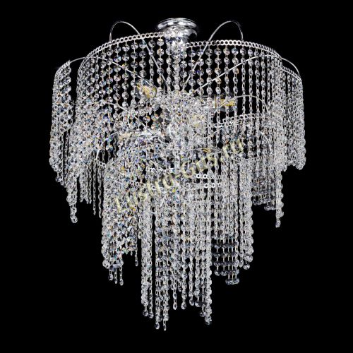 Люстра Иволга №6 ламп оптикон длинная в Симферополе Гусь Хрустальный