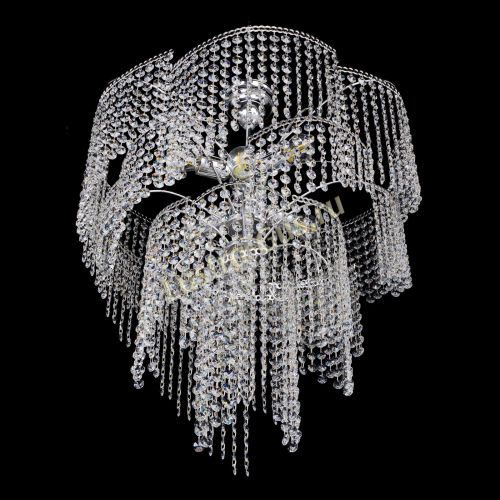 Люстра Иволга №6 ламп оптикон длинная в Симферополе Гусь Хрустальный