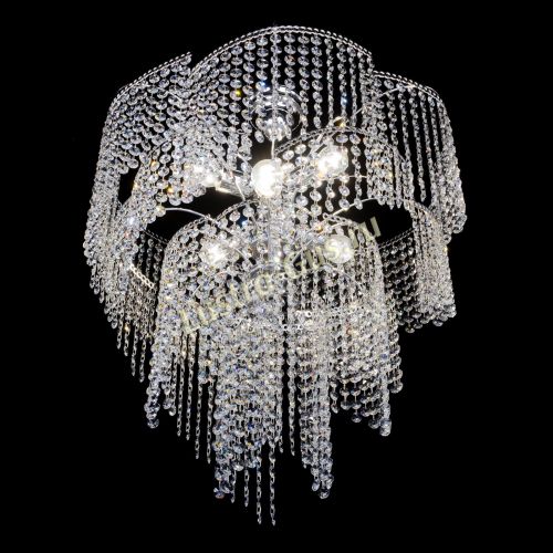 Люстра Иволга №6 ламп оптикон длинная в Симферополе Гусь Хрустальный