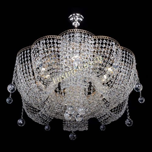 Люстра Камелия Астра с подвесом в Симферополе Гусь Хрустальный