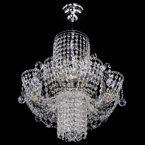 Люстра Камея №4 с подвесом в Симферополе Гусь Хрустальный