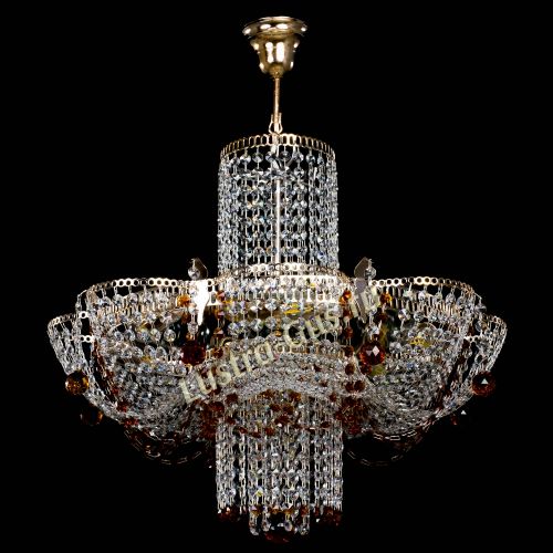 Люстра Камея №6 подвесная чайная в Симферополе Гусь Хрустальный