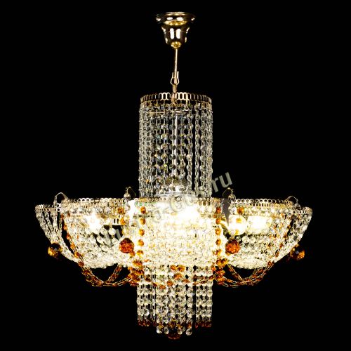 Люстра Камея №6 подвесная чайная в Симферополе Гусь Хрустальный