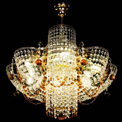 Люстра Камея №6 подвесная чайная в Симферополе Гусь Хрустальный