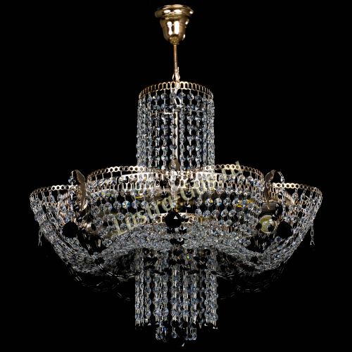 Люстра Камея №6 подвесная черная в Симферополе Гусь Хрустальный