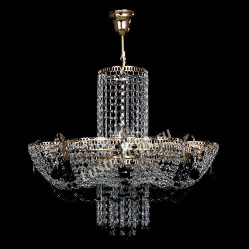 Люстра Камея №6 подвесная черная в Симферополе Гусь Хрустальный