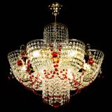 Люстра Камея №6 подвесная красная в Симферополе
