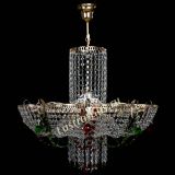 Люстра Камея №6 подвесная красно-зеленая в Симферополе