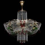 Люстра Камея №6 подвесная красно-зеленая в Симферополе