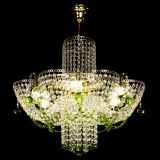 Люстра Камея №6 подвесная зеленая в Симферополе