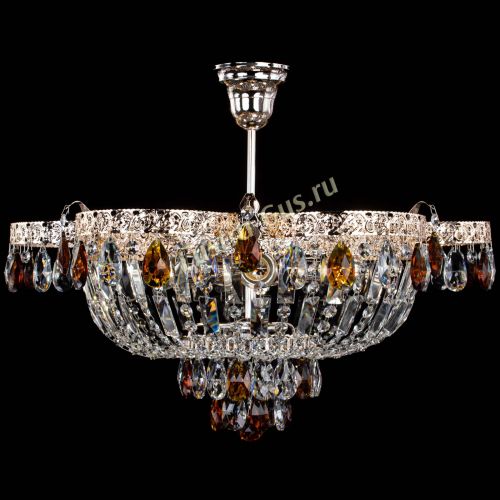 Люстра Камея Флора №5 с подвесом Чайная в Симферополе Гусь Хрустальный