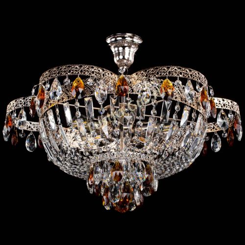 Люстра Камея Флора №5 с подвесом Чайная в Симферополе Гусь Хрустальный