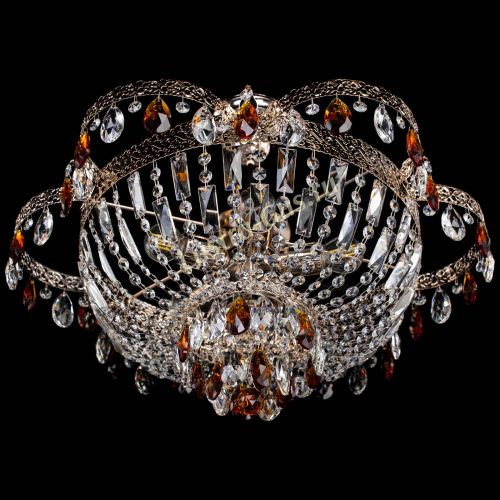 Люстра Камея Флора №5 с подвесом Чайная в Симферополе Гусь Хрустальный