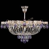 Люстра Камея Флора №5 с подвесом Фиолетовая в Симферополе