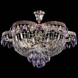 Люстра Камея Флора №5 с подвесом Фиолетовая в Симферополе