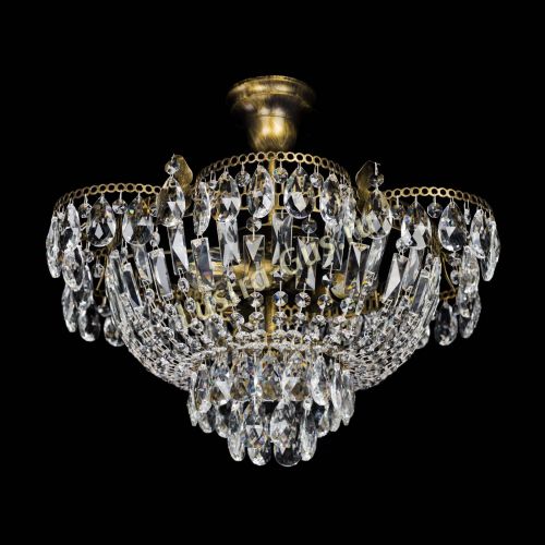 Люстра Камея с подвесом под бронзу в Симферополе Гусь Хрустальный