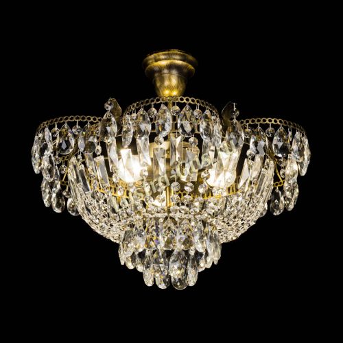 Люстра Камея с подвесом под бронзу в Симферополе Гусь Хрустальный