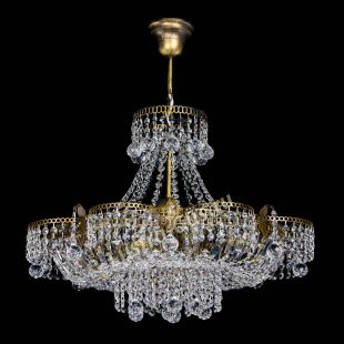 Люстра подвесная Камея Шар с подвесом под бронзу