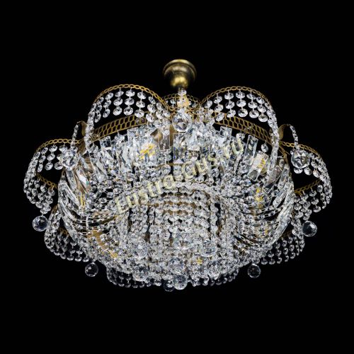 Люстра Камея Шар с подвесом под бронзу в Симферополе Гусь Хрустальный