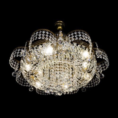 Люстра Камея Шар с подвесом под бронзу в Симферополе Гусь Хрустальный