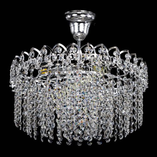 Люстра Капель-лепесток обтикон с подвесом в Симферополе Гусь Хрустальный